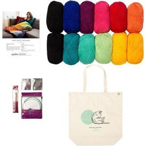 Knit Picks Hue Shift Afghan Complete Knitting Project Kit (Rainbow)